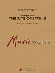 The Rite of Spring Concert Band sheet music cover